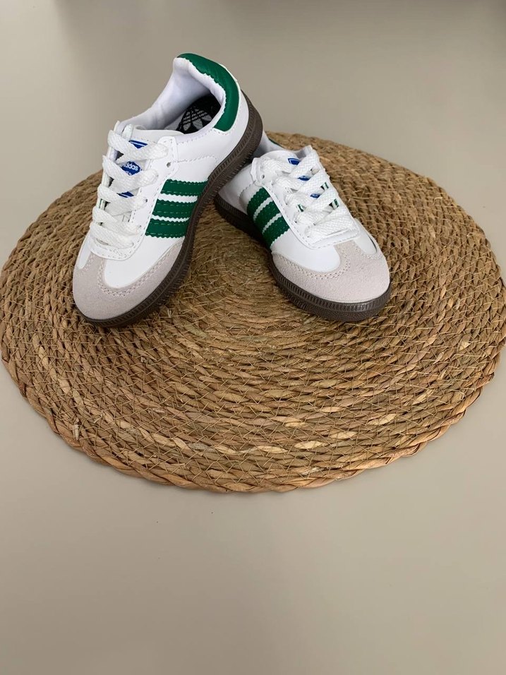 Erkek Çocuk Beyaz Yeşil Spor Ayakkabı - Görsel 3