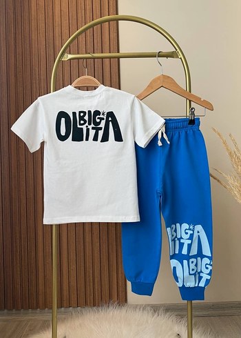 Baskılı Mavi Bebek Erkek Takım - Görsel 2