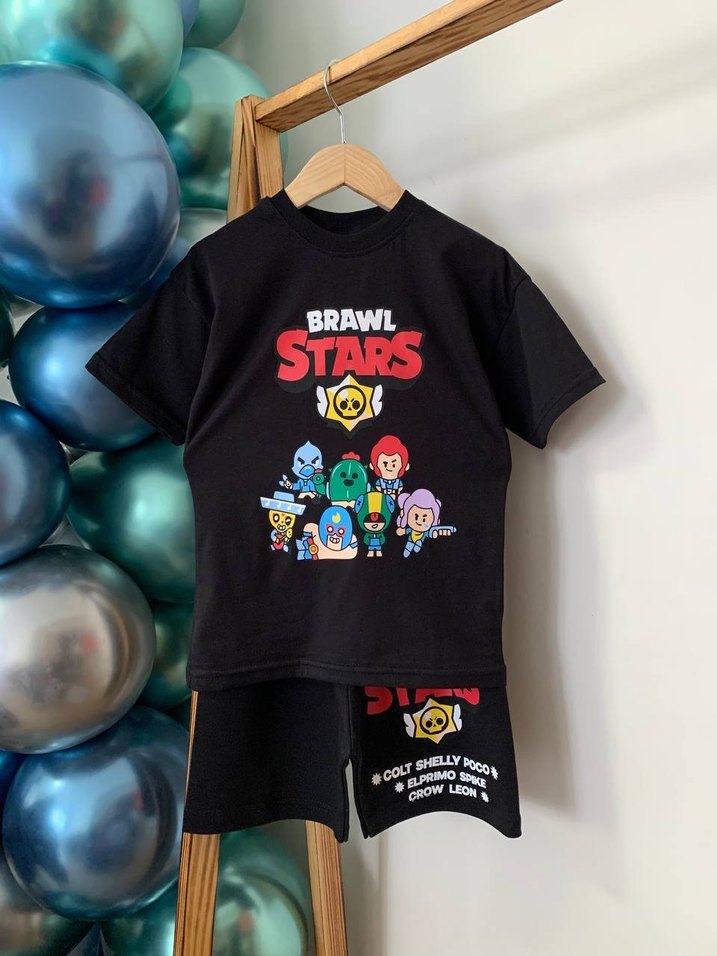 Erkek Çocuk Siyah Baskılı Tişört - Görsel 4