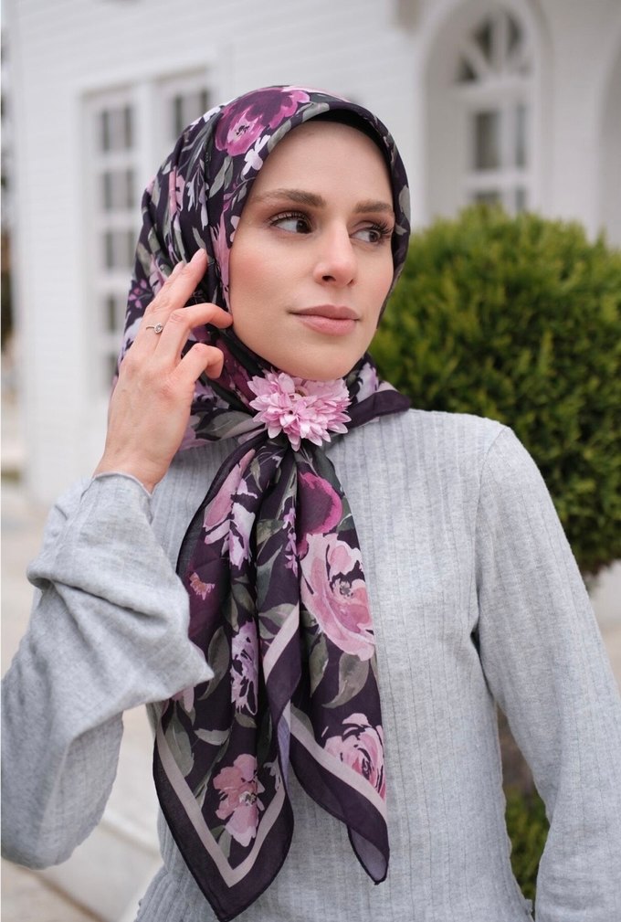 Bohem Tarz Çok Renkli Kadın Eşarp - Görsel 5