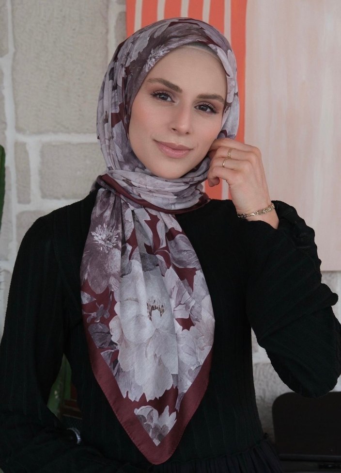 Bohem Tarz Çok Renkli Kadın Eşarp - Görsel 3