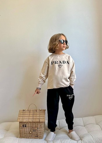 Diğer Bej Baskılı Erkek Çocuk Sweatshirt ve Eşofman