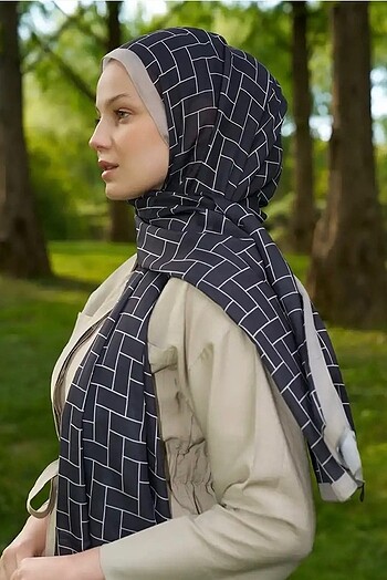 Zigzag Desen Şal
