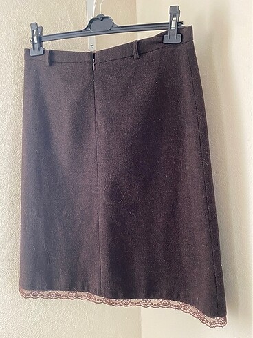 Zara Gabardin kumqş etek