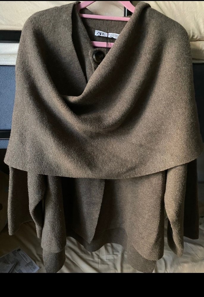 Zara Atkılı Panço - Görsel 5