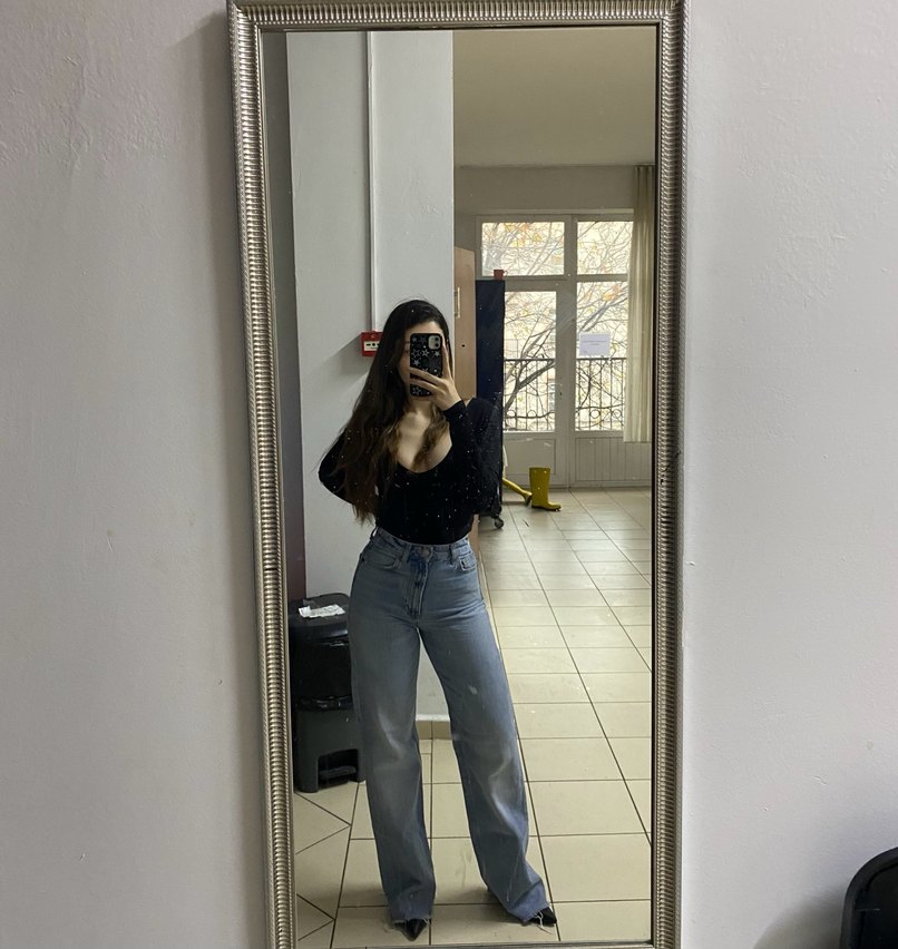 zara straight jean - Görsel 2