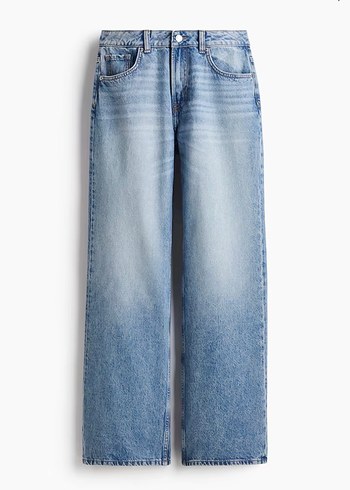 H&M wide leg jean - Görsel 2