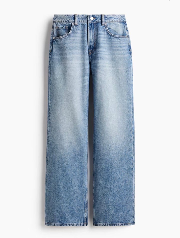 H&M wide leg jean - Görsel 2