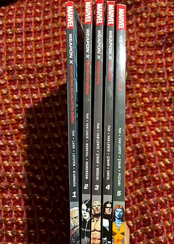 Marvel Weapon X-Force Çizgi Roman Seti 1,2,3,4,5