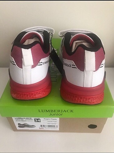 34 Beden beyaz Renk Lumberjack 34 Çocuk Ayakkabı