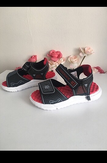 30 Beden siyah Renk Lumberjack 30 Çocuk Sandalet
