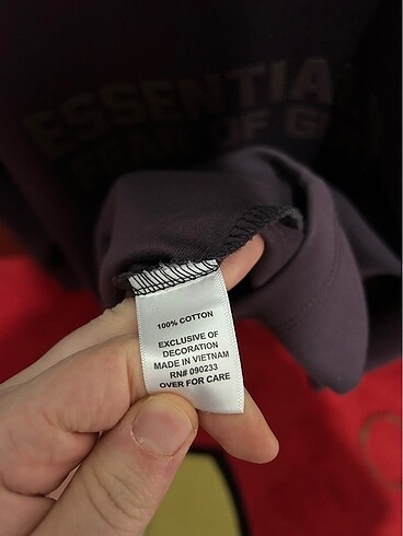 xl Beden mor Renk Fear of god sweat