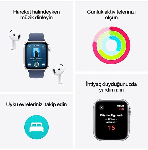 Apple Watch Apple Watch SE (2. nesil) GPS + Cellular 44 mm