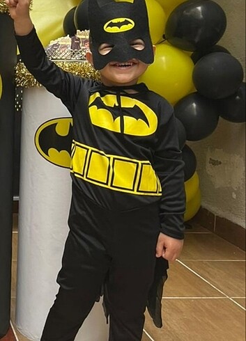 BATMAN PELERİNLİ PARTİ KOSTÜMÜ