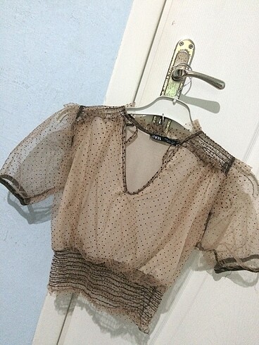Zara Tül crop