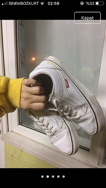 Vans beyaz
