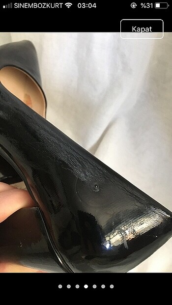 37 Beden siyah Renk Stiletto