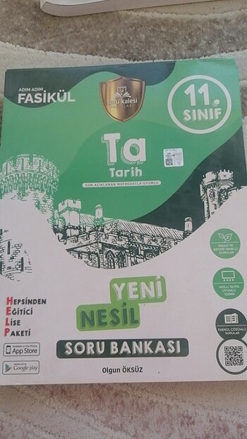 Soru kalesi yayınları 11. Sınıf tarih adım adım fasikül