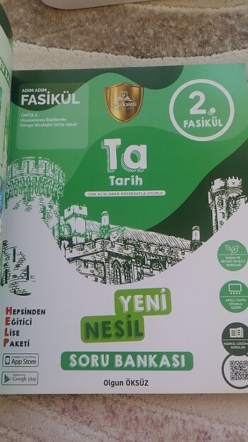  Beden Soru kalesi yayınları 11. Sınıf tarih adım adım fasikül