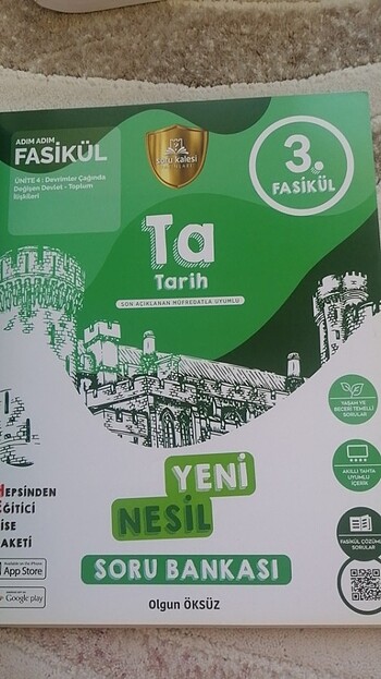  Beden Renk Soru kalesi yayınları 11. Sınıf tarih adım adım fasikül