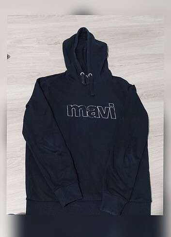 Mavi Erkek Kapişonlu Siyah Sweatshirt 