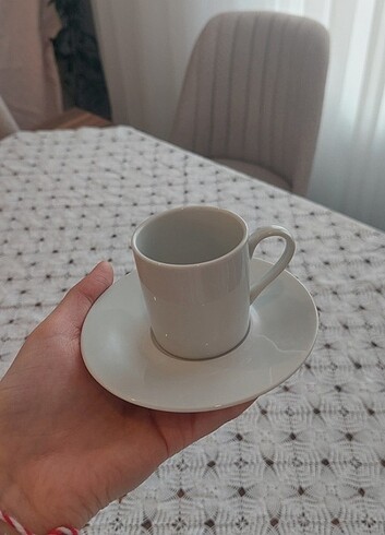Kütahya Porselen Tek Kişilik Fincan Seti