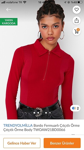 Çıtçıtlı fermuarlı body
