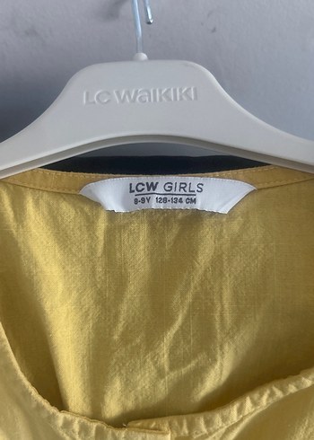 LC Waikiki Sarı Kolsuz Bohem Kız Elbisesi