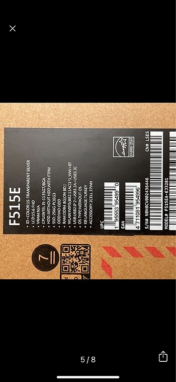 Asus F515E laptop