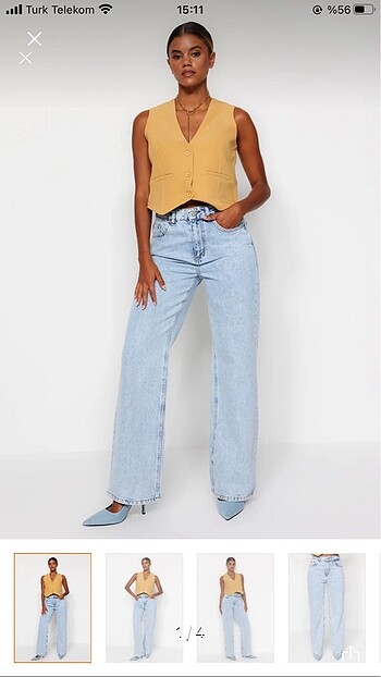 trendyol wide leg jean