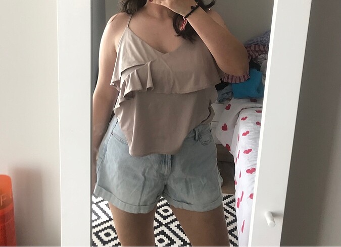 xl Beden ten rengi Renk H&M Bluz