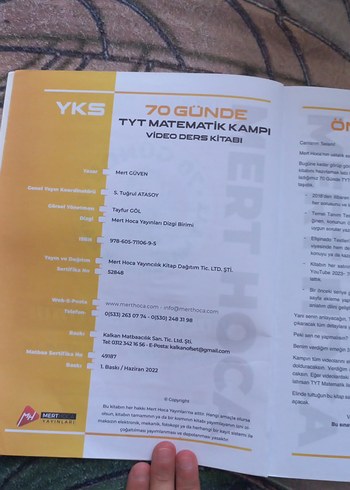  Beden Mert Hoca 70 Günde TYT Matematik Kampı Video Kitabı 2023