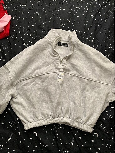 Bershka crop sweat