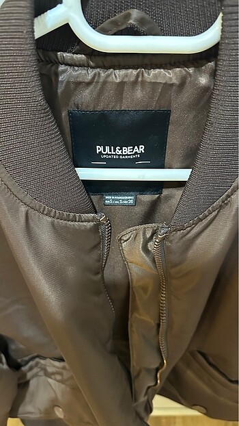 Pull and Bear Kahverengi bomber ceket