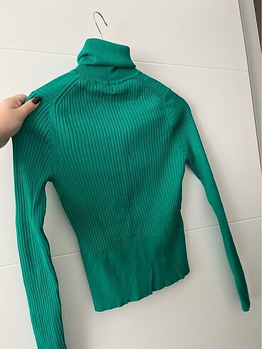 m Beden yeşil Renk Zara boğazlı kazak