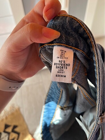 38 Beden mavi Renk H&M şort