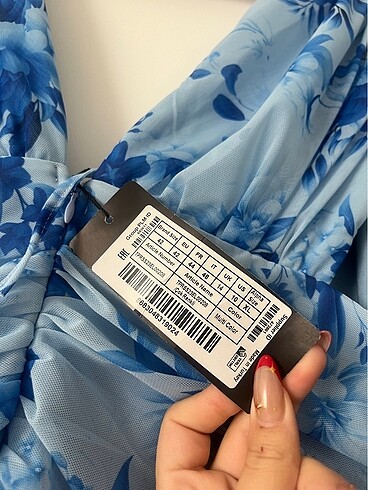 xl Beden Milla elbise çiçekli