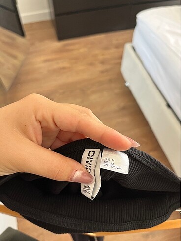 H&M Hm straplez elbise fitilli