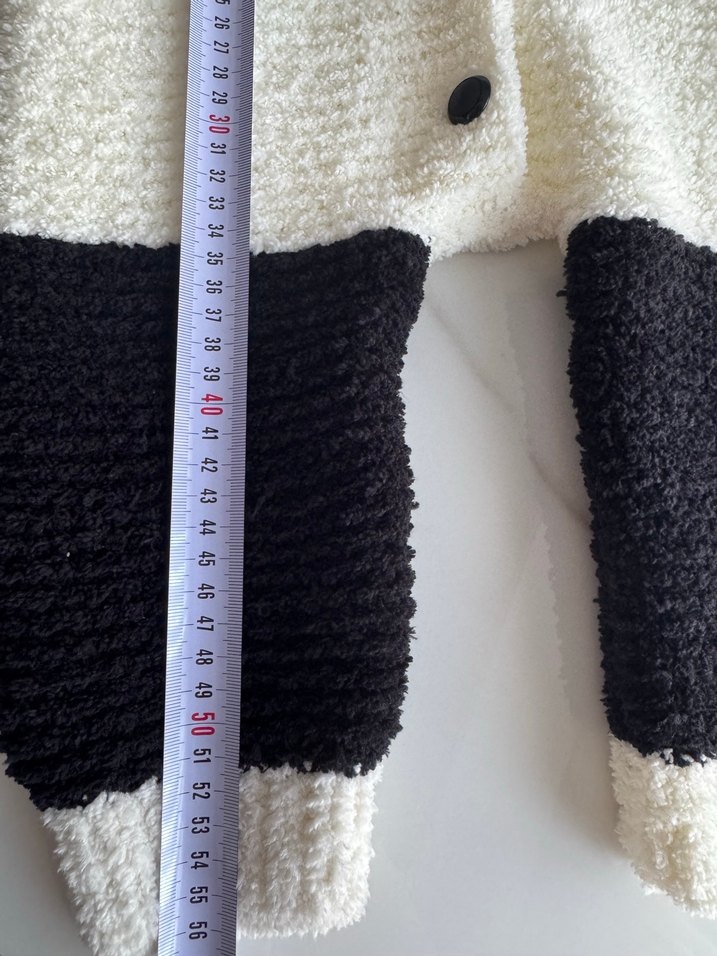 Erkek Bebek Örgü Panda Tulum - Görsel 5