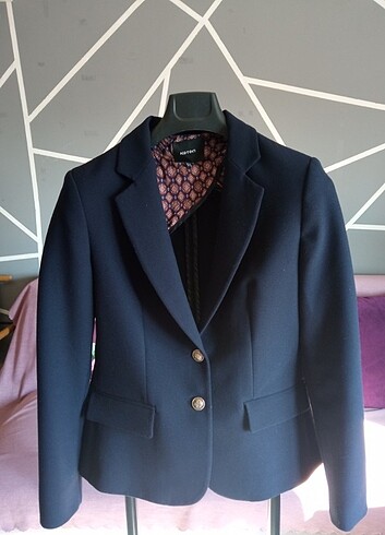 Lacivert blazer ceket
