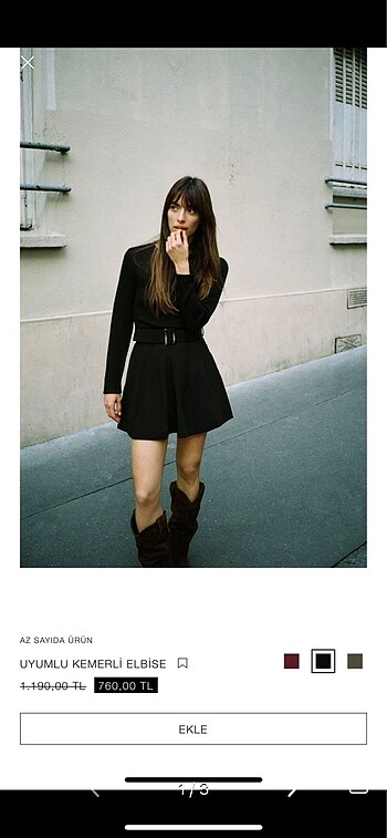 Zara elbise