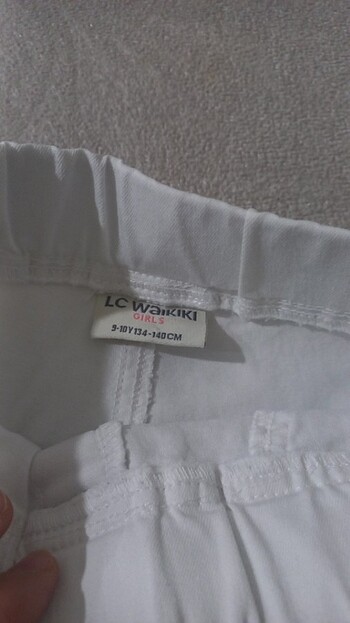 10 Yaş Beden Lcw beyaz pantolon kız çocuk