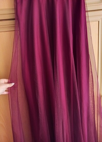 40 Beden bordo Renk Bordo abiye