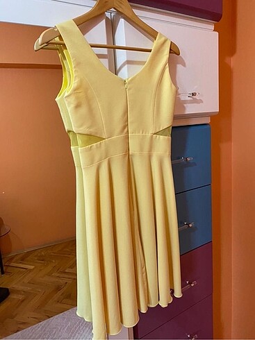 Diğer Sarı şık elbise