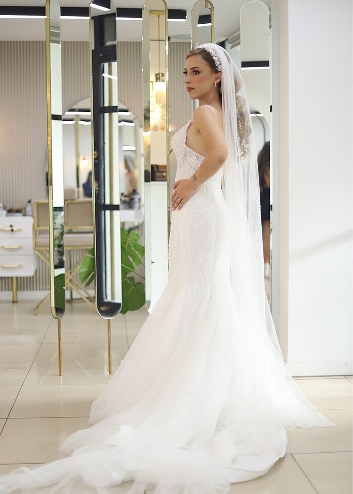 2 modelli gelinlik (balık-helen) - Görsel 2