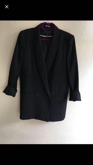 Mango Mango kruvaze yaka blazer