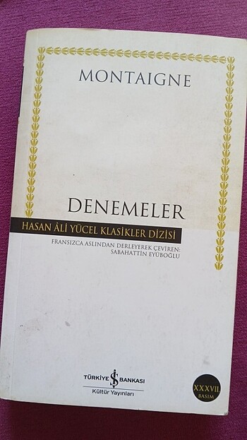 denemeler montaigne 