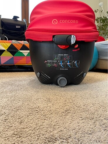 0 - 13 kg Beden kırmızı Renk Concord Neo travel sistem bebek arabası sleeper parçası/oto kolt