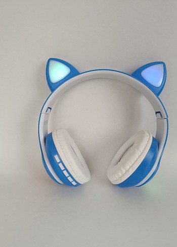 KEDİCİK BLUETOOTH KULAK ÜSTÜ KULAKLIK MAVİ - Görsel 8