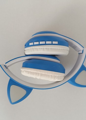 KEDİCİK BLUETOOTH KULAK ÜSTÜ KULAKLIK MAVİ - Görsel 6